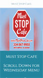 Mobile Screenshot of muststopcafe.com